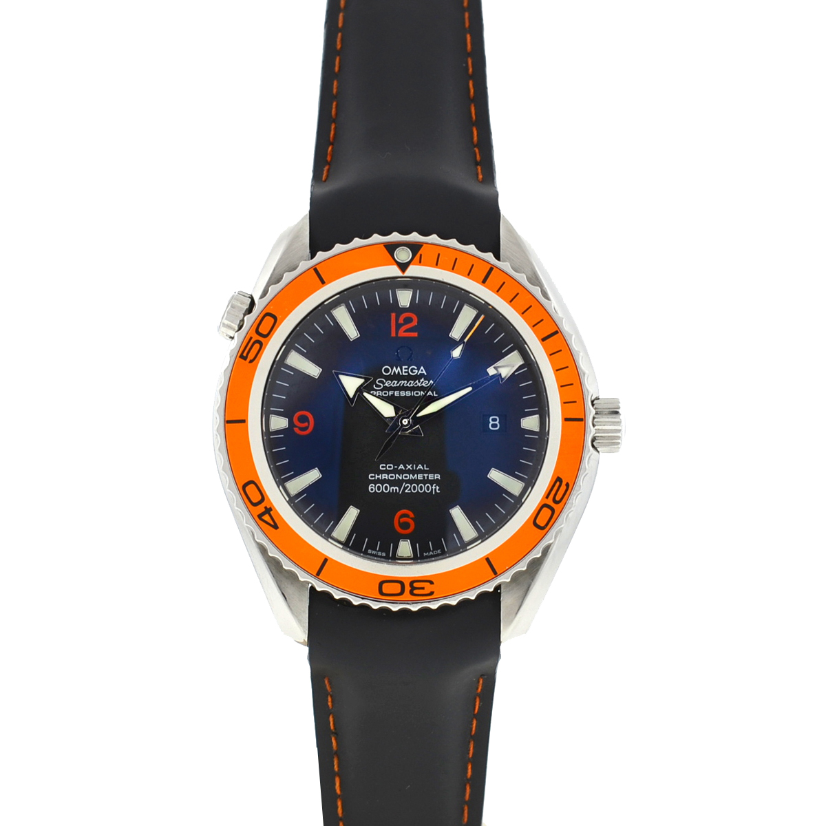 Omega Seamaster Planet Ocean Orange Bezel Automatic Men S