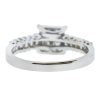 White Gold 18k Mosaic Diamond Ladies Ring
