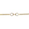 14k Yellow Gold Pave Diamond Handcuff Bracelet