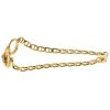 14k Yellow Gold Pave Diamond Handcuff Bracelet