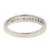 14k White Gold Diamond Wedding Band .30 Cts