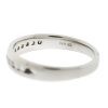 14k White Gold Diamond Wedding Band .30 Cts