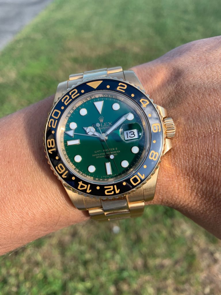 Gmt green face sale