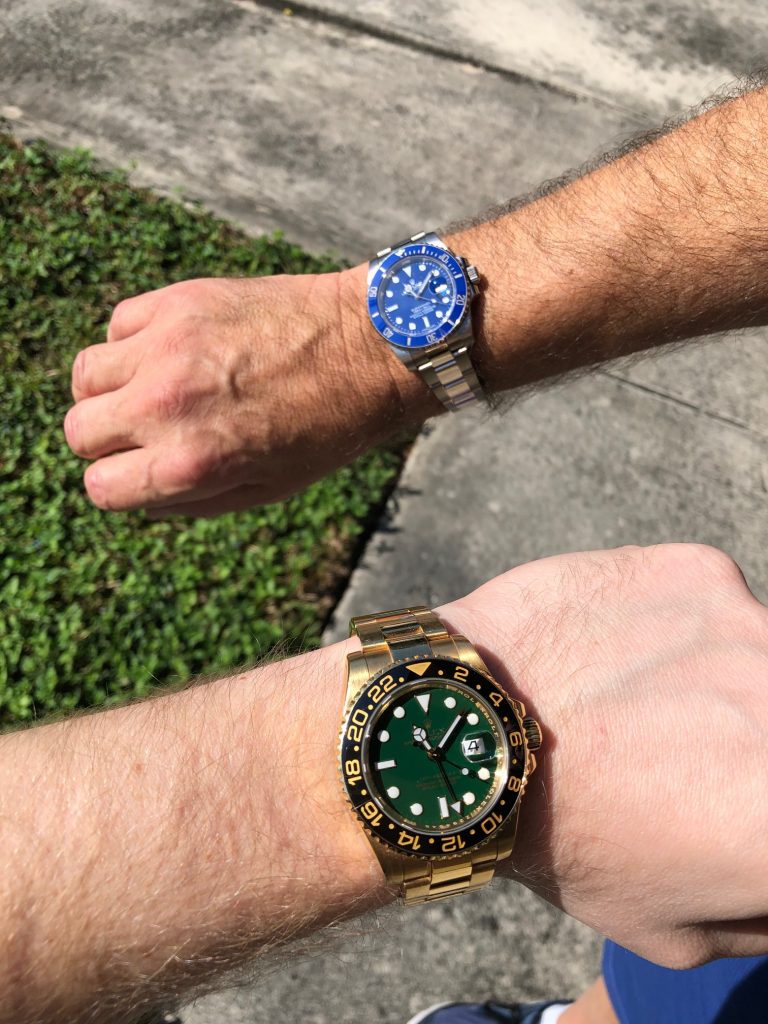 Rolex 116718 and Smurf 116619