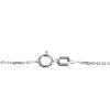 14k White Gold Pave Diamond 3 Station Drop Necklace