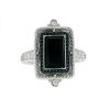 Judith Ripka Onyx Sterling Silver Ring