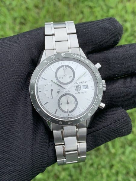TAG Heuer CV2011 Carrera Chronograph Silver Dial Automatic Men’s Watch