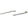 18k White Gold Diamond Drop Earrings Aprox 1.25 CTW