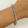 14k White Gold Diamond Tennis Bracelet Aprox 1.00 CTW