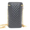 Gucci Zumi Black Quilted Leather Cylindrical Belt Shoulder Bag