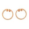 BVLGARI B.Zero1 18k Rose Gold Hoops Earrings