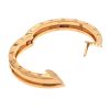 BVLGARI B.Zero1 18k Rose Gold Hoops Earrings