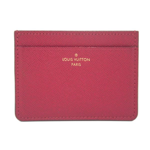 Louis Vuitton Coin Card Holder Fuchsia in Coated Canvas/Cowhide Leather  with Silver-tone - US