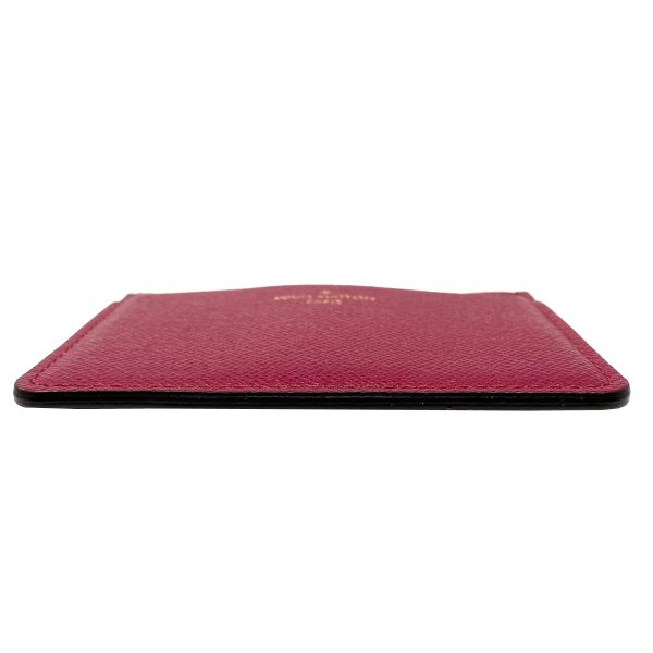 Louis Vuitton Jeanne Fuchsia Coated Canvas Wallet Carder Holder