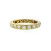 18k Yellow Gold Diamond Eternity Band Ring Apx.60ctw