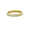 18k Yellow Gold Diamond Eternity Band Ring Apx.60ctw