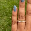 18k Yellow Gold Diamond Eternity Band Ring Apx.60ctw