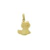 18k Yellow Gold Small Cat Pendant