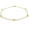 14k Yellow Gold Diamonds by the Yard Bracelet Aprox .25ctw