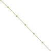 14k Yellow Gold Diamonds by the Yard Bracelet Aprox .25ctw