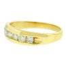 14k Yellow Gold 6 Diamond Men's Wedding band aprox.60ctw