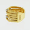 Marco Bicego 18k Yellow Gold Five Diamond Band Ring