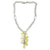 David Yurman Two Tone Multi-Gemstone Necklace