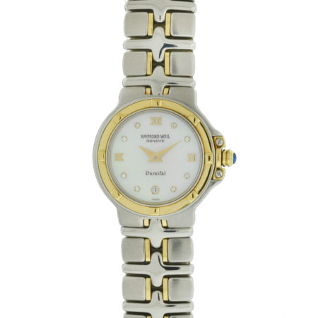Raymond Weil Parsifal Two Tone Mother of Pearl Diamond Dial Ladies Watch
