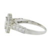 14k White Gold Mosaic Square Diamond Ring