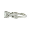 Tacori 18k White Gold Princess Cut Diamond Engagement Ring Aprox 1.00 ctw