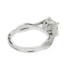 Tacori 18k White Gold Princess Cut Diamond Engagement Ring Aprox 1.00 ctw