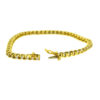 14k Yellow Gold Diamond Tennis Bracelet Aprox. 2.00 ctw