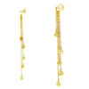 14k Yellow Gold Diamond Drop Dangle Earring Aprrox.12ctw