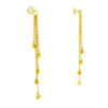 14k Yellow Gold Diamond Drop Dangle Earring Aprrox.12ctw