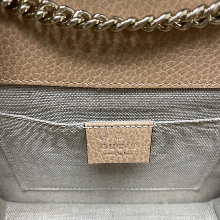 Gucci Interlocking Padlock GG Beige Crossbody Bag