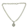 Judith Ripka Sterling Silver Heart Necklace