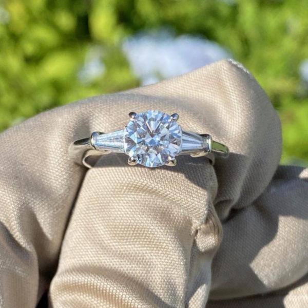 Manieren Extractie uitvegen Tiffany & Co. 1.28 H VVS2 Platinum Diamond Engagement Ring Inclds Box Certs  GIA - Boca Pawn | Boca Raton Pawn