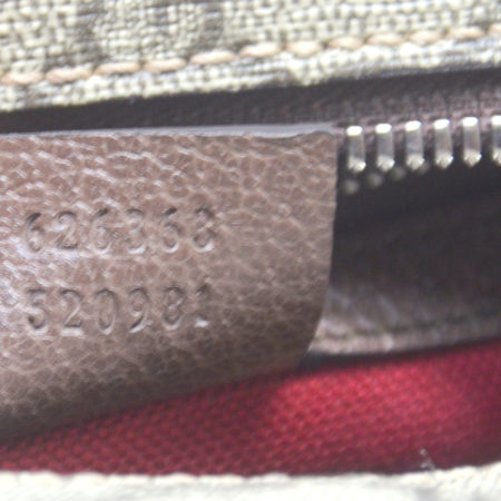 gram Shoulder Bag Canvas & Leather Details
