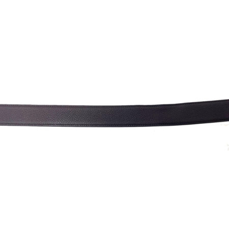 HERMES 32mm Black and Brown Leather Belt Strap Size 85
