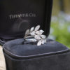 Tiffany & Co. Victoria Vine Bypass Platinum Diamond Cocktail Ring