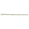 14k White Gold Chain Bracelet W/ Diamonds