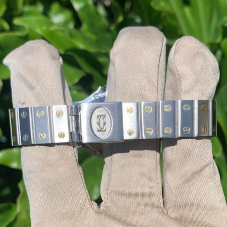 Cartier Santos Octogon 31mm Stainless Steel/Gold Ladies Watch