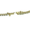 14k Yellow Gold VS Diamond Tennis Necklace 6.76 CTW