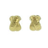 14k Yellow Gold Half Hoop Ladies Earrings