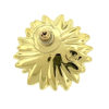 14k Yellow Gold Sunflower Ladies Earrings