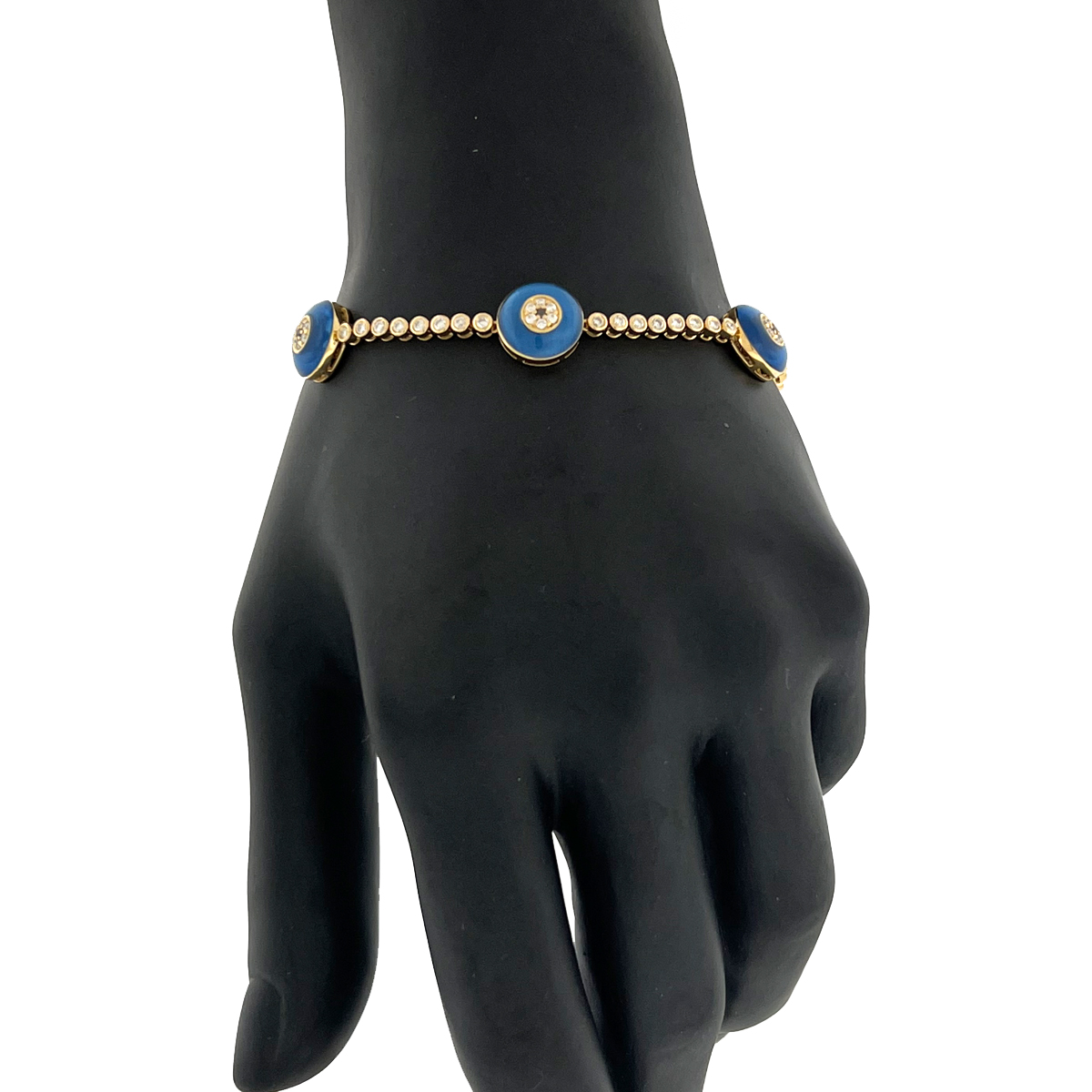 18k LV Style Diamond Bracelet