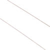 18k Rose Gold Diamond Curving Bar Ladies Necklace .85 TCW