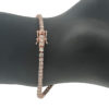 14k Rose Gold Diamond Tennis Bracelet 2.30 CTW