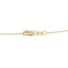 14k Yellow Gold Diamond Open Heart Necklace .35 TCW