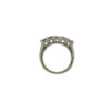 14k White Gold 5 Stone Diamond Band Ring Aprox 1.25 TCW